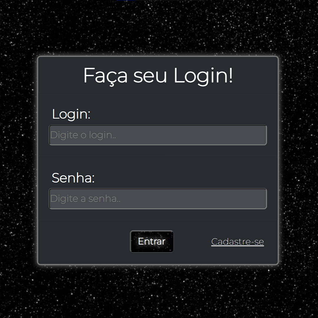 Caixa de Login